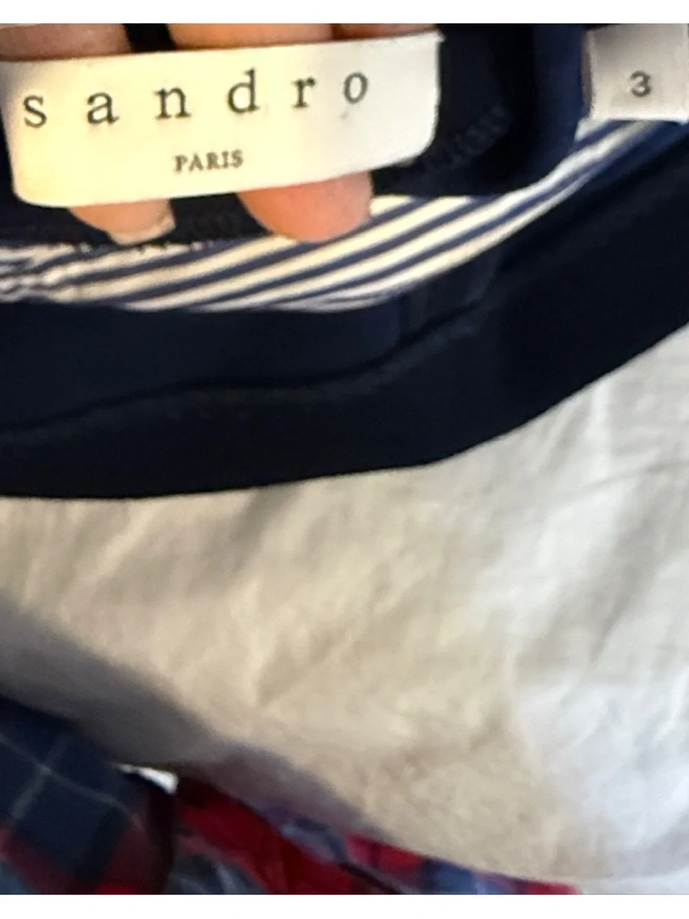 Sandro “Gigi” blue crepe dress 3(US L) - Picture 5 of 6